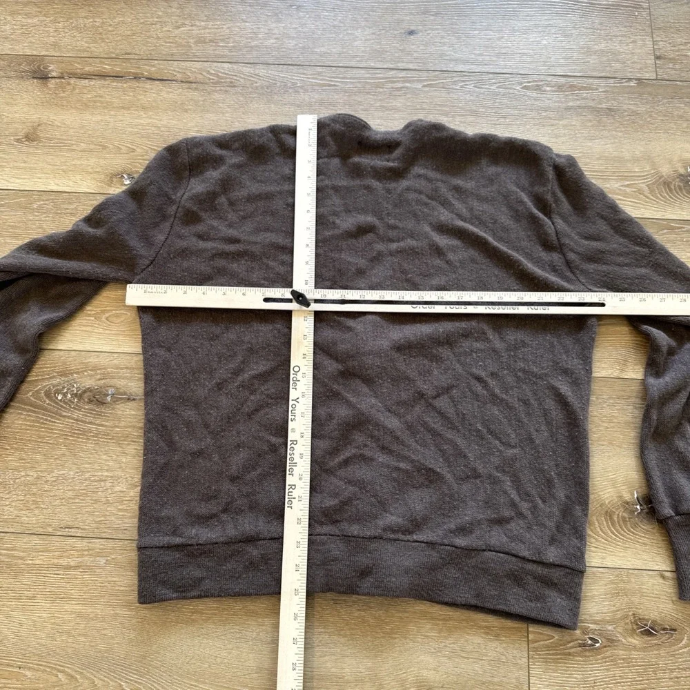 Vintage Jantzen Cardigan Sweater Mens L‎ Brown Acrylic Knit 90s Classic Grandpa